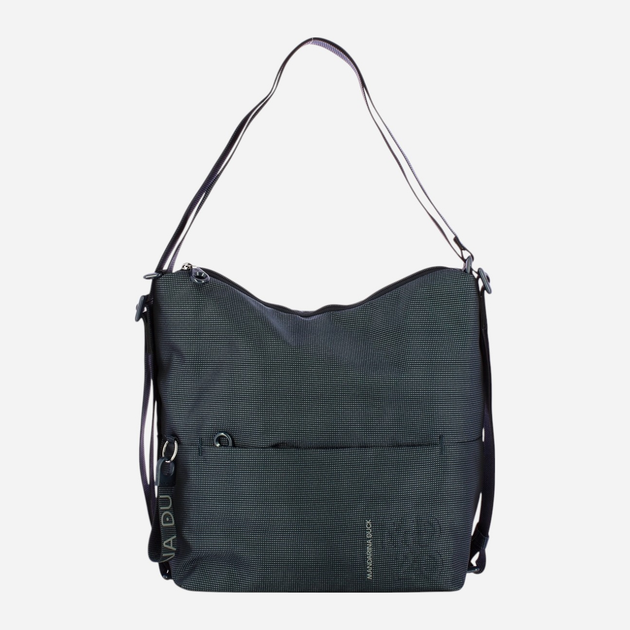 Сумка хобо жіноча середня Mandarina Duck MD20 P10QMT38-A46 Темно-синя (800070330338) - зображення 1