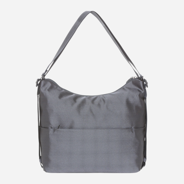 Сумка хобо жіноча середня Mandarina Duck MD20 P10QMT38-465 Сіра (800070330336) - зображення 2