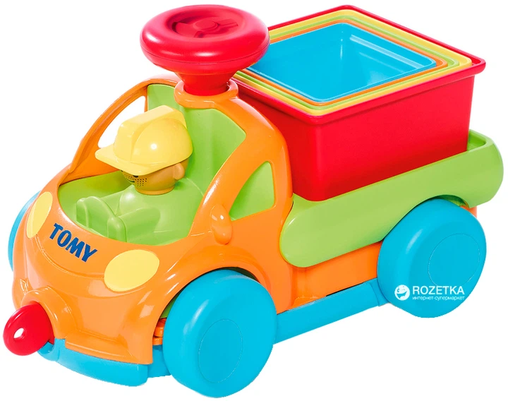 Грузовичок с пирамидкой Tomy (T72467) – игрушки с доставкой от ROZETKA