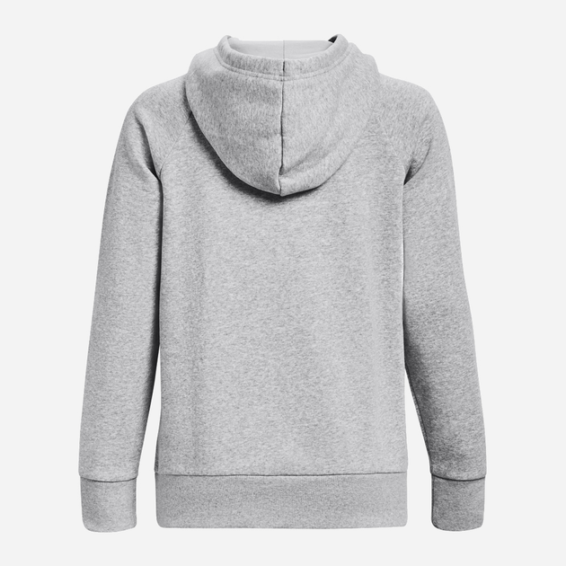 Худі тепле жіноче Under Armour UA Rival Fleece Hoodie 1379500-013 XS Сіре (196883862160) - зображення 6