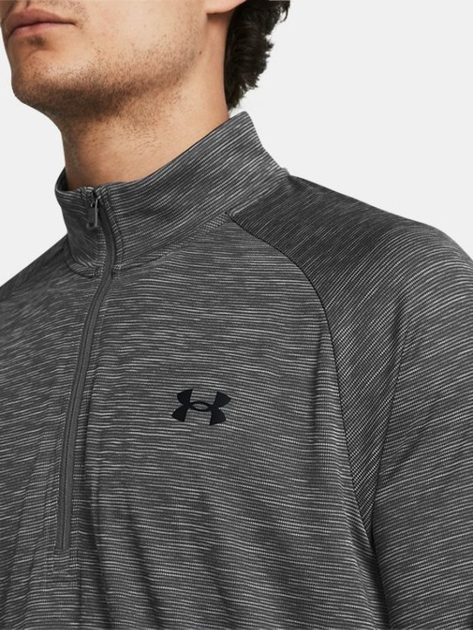 Спортивна кофта чоловіча Under Armour UA Tech Textured 1/2 Zip 1382797-025 S Сіра (196885587702) - зображення 3