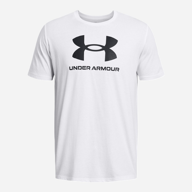 Koszulka męska Under Armour UA Sportstyle Logo Update SS 1382911-100 XL Biała (196885638305) - obraz 3