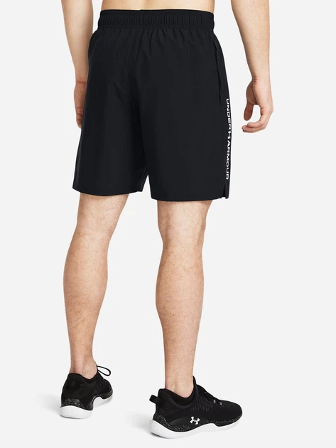 Спортивні шорти чоловічі Under Armour UA Tech Woven Wordmark Short 1383356-001 L Чорні (196885605819) - зображення 2