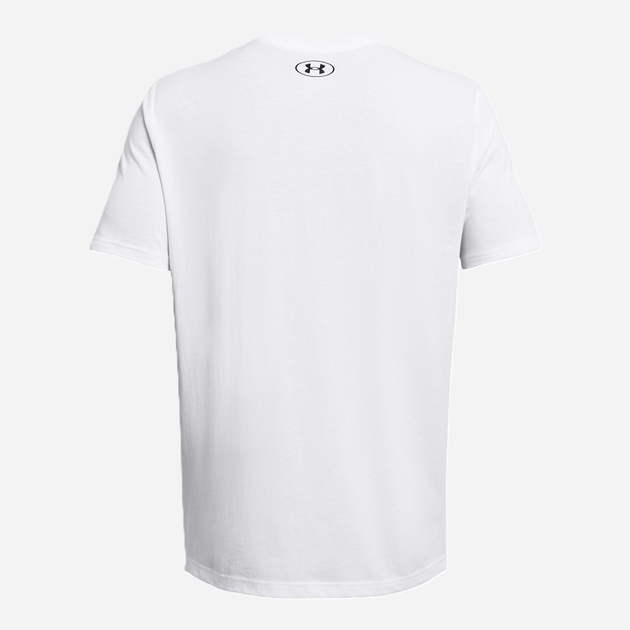Koszulka męska Under Armour UA Sportstyle Logo Update SS 1382911-100 M Biała (196885638282) - obraz 4