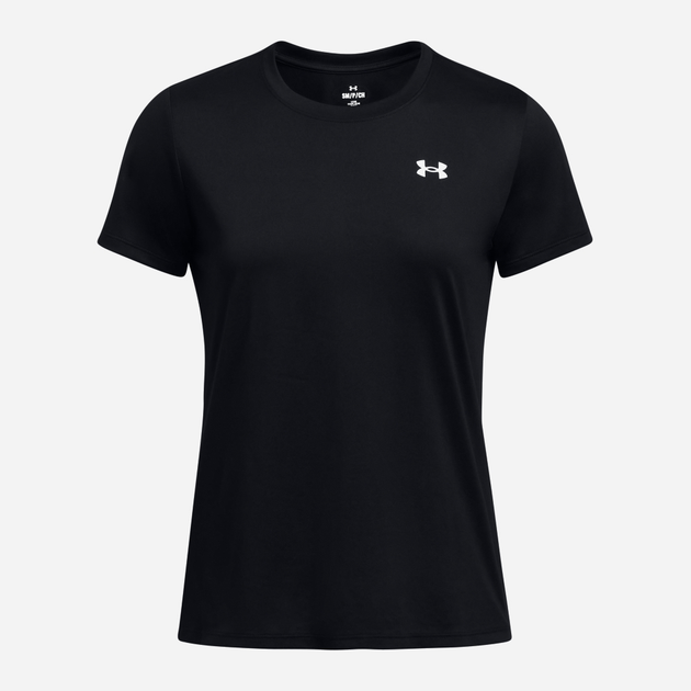 Футболка спортивна жіноча Under Armour Tech SSC - Solid 1384231-001 S Чорна (196885360008) - зображення 9