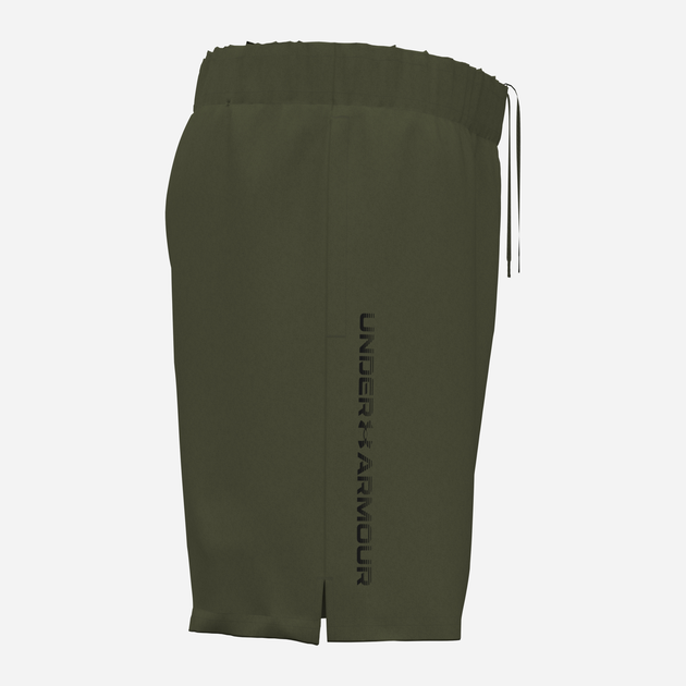 Spodenki sportowe męskie Under Armour UA Tech Woven Wordmark Short 1383356-390 L Khaki (196885611452) - obraz 4