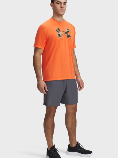 Спортивні шорти чоловічі Under Armour UA Tech Woven Wordmark Short 1383356-026 L Темно-сірі (197779360722) - зображення 3