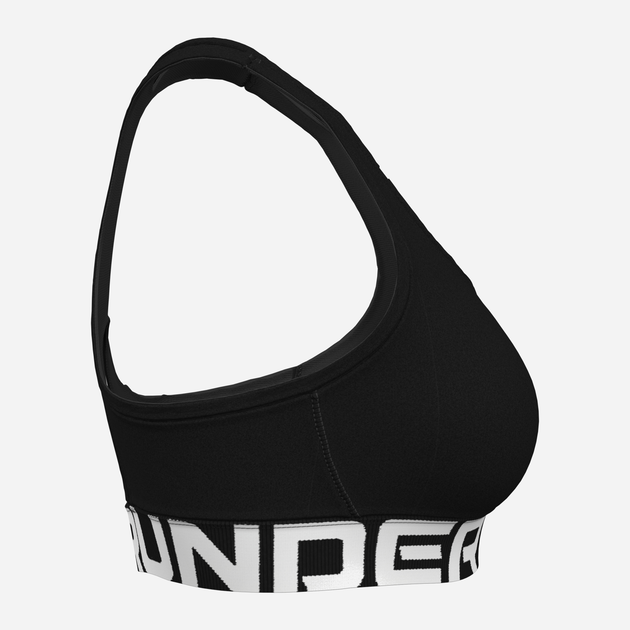 Спортивний топ для фітнесу жіночий Under Armour UA HG Mid Branded 1383544-001 S Чорний (196885476020) - зображення 4