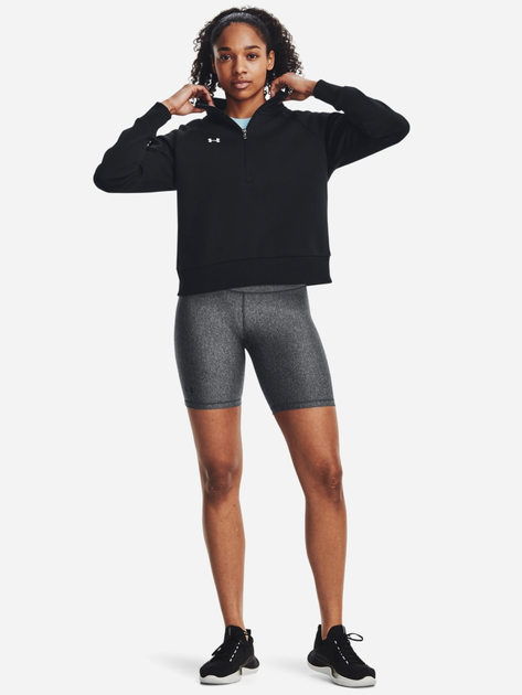 Світшот на флісі жіночий Under Armour UA Rival Fleece HZ 1379492-001 S Чорний (196883841059) - зображення 3