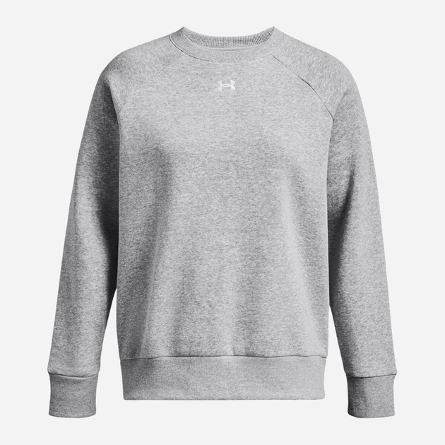 Світшот на флісі жіночий Under Armour UA Rival Fleece Crew 1379508-012 L Сірий (196883851096) - зображення 5