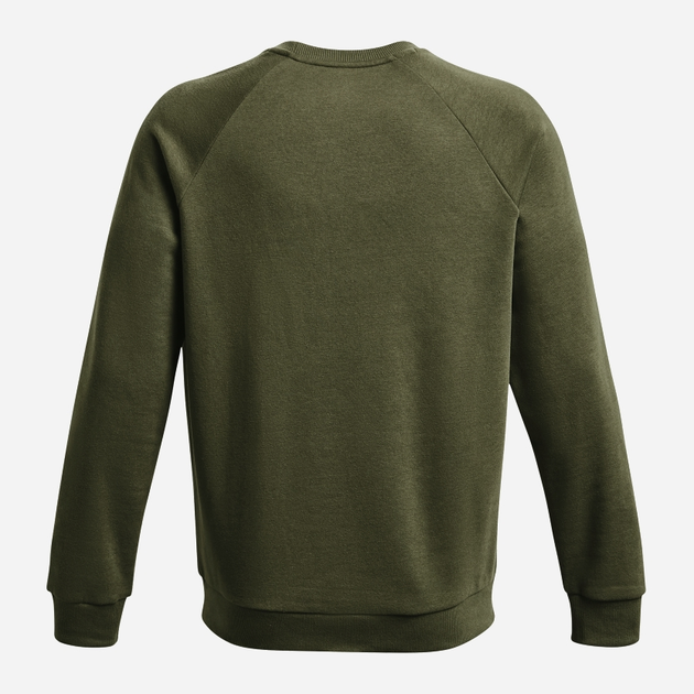 Bluza bez kaptura męska Under Armour UA Rival Fleece Crew 1379755-390 L Khaki (196884156879) - obraz 6