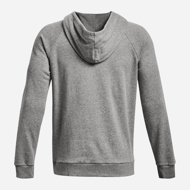 Bluza męska z kapturem ciepła Under Armour UA Rival Fleece Hoodie 1379757-025 XL Szara (196884800475) - obraz 6