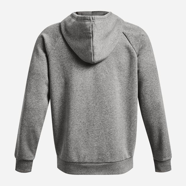 Толстовка на флісі на блискавці чоловіча Under Armour UA Rival Fleece FZ Hoodie 1379767-025 M Сіра (196884795214) - зображення 6