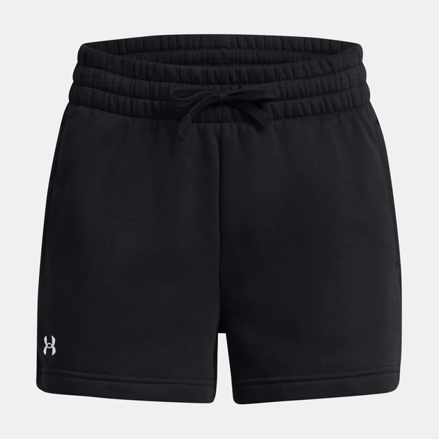 Спортивні шорти жіночі Under Armour Rival Fleece Short 1382723-001 L Чорні (196885509650) - зображення 5