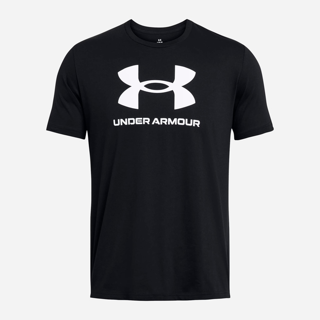 Koszulka męska Under Armour UA Sportstyle Logo Update SS 1382911-001 M Czarna (196885638749) - obraz 3