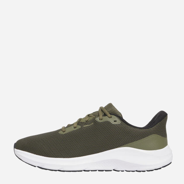 Чоловічі кросівки для бігу Under Armour UA Charged Pursuit 4 3028254-391 42.5 (9US) Хакі (197779340335) - зображення 3