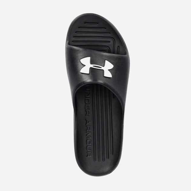 Чоловічі шльопанці для пляжу Under Armour UA Core Pth SL UAR-3021286001 42.5 (9US) Чорні (192565297305) - зображення 4