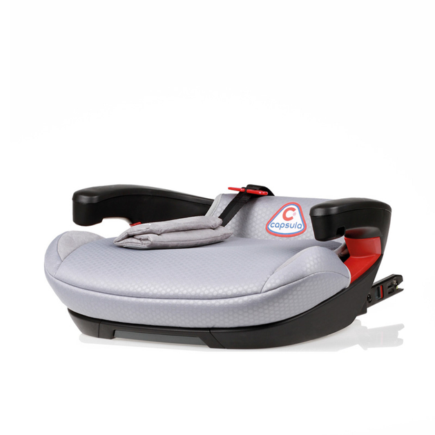 Детский бустер автокресло с ISOFIX Capsula JR5X (III) 773 120 серого цвета - изображение 1