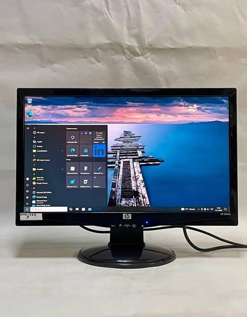 Монитор Б-клаcc HP S2031a / 20" (1600x900) TN / VGA, DVI / Встроенные колонки 2x 2W + Кабель питания б/у - изображение 2
