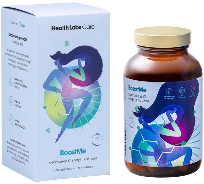 Suplement diety Health Labs Care Boost Me 120 kapsułek (5906146790209) - obraz 1