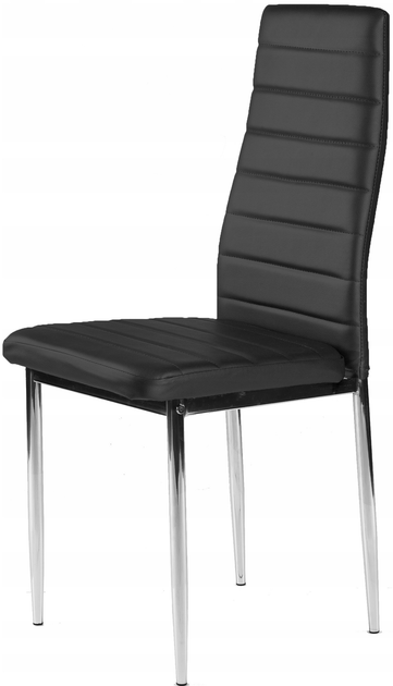 Набір стільців для кухні та вітальні ModernHome by Multistore 4 шт чорні (5904224309381) - зображення 4