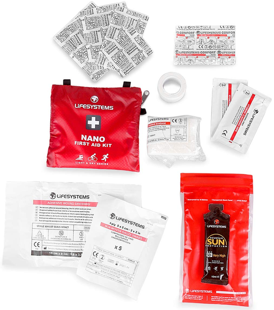 Аптечка первой помощи Lifesystems Light & Dry Nano First Aid Kit (5031863200400) - изображение 2