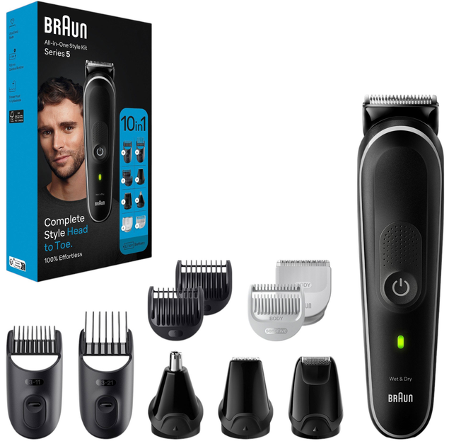 Триммер Braun All-In-One Style Kit Series 5 MGK5440 (4210201447115) - изображение 1
