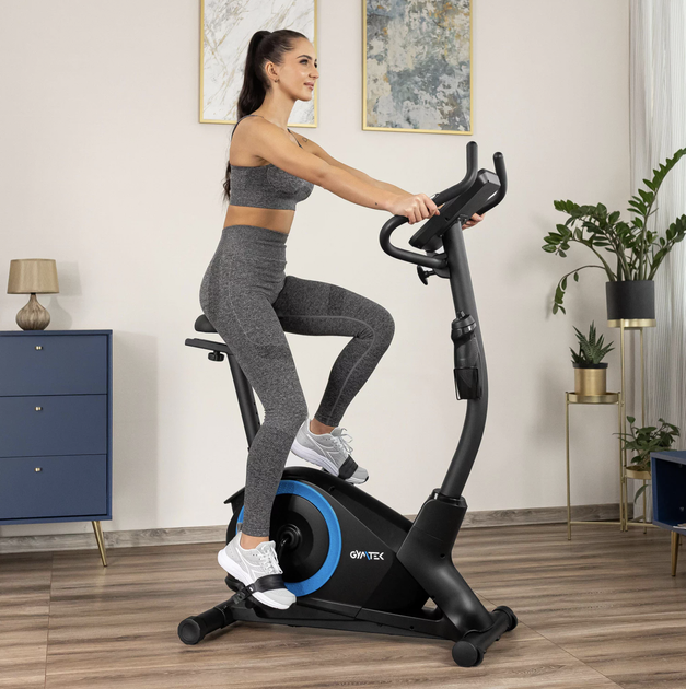 Велотренажер Gymtek XB3000 электромагнитный синий - изображение 10