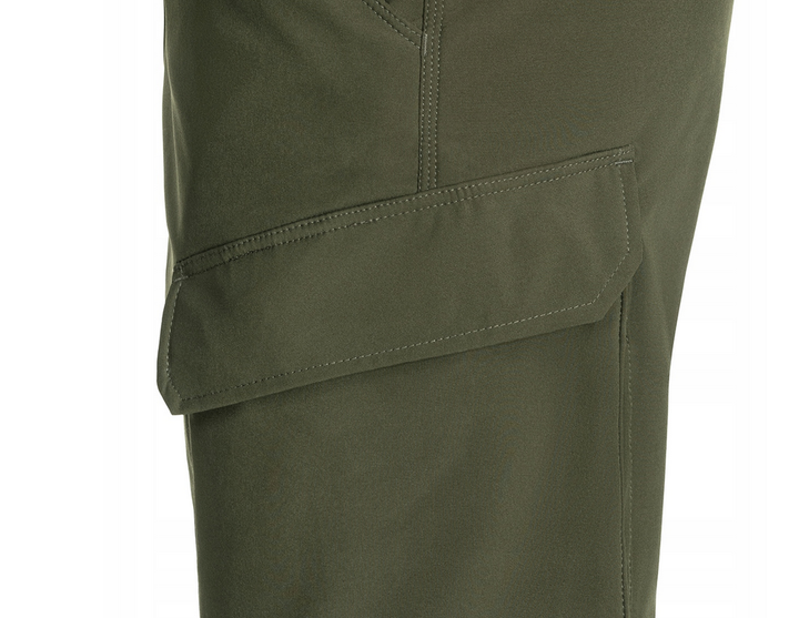 Штани зимові Mil-Tec Softshell Explorer Olive XL - зображення 5