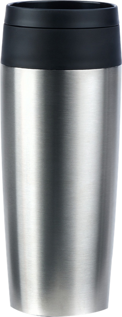 Термокружка Emsa Travel Mug Classic срібна 360 мл (4009049544793) - зображення 1