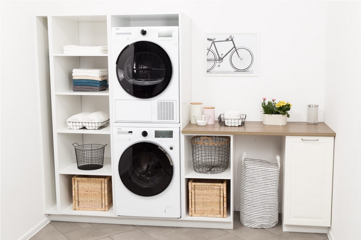 Стиральная машина узкая Beko BM3WFSU47235WPBB2 + Сушильная машина Beko BM3T47239WPBB2 + Соединительная планка Beko PSKS (комплект) - изображение 20