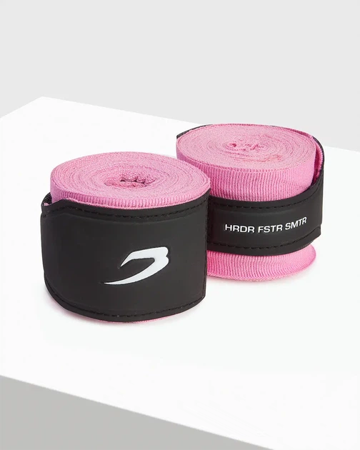 Бинти боксерські 4.5m BOXRAW Hand Wraps - Рожеві - Фото 5 Бинти боксерські 4.5m BOXRAW Hand Wraps - Рожеві - изображение 5