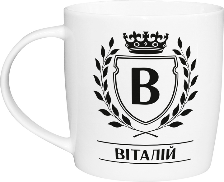 Фарфорова чашка Kvarta Віталій 360 мл в подарунковій коробці (2504) від Rozetka на платформі USKIDKA Акція на Фарфорова чашка Kvarta Віталій 360 мл в подарунковій коробці (2504) від Rozetka