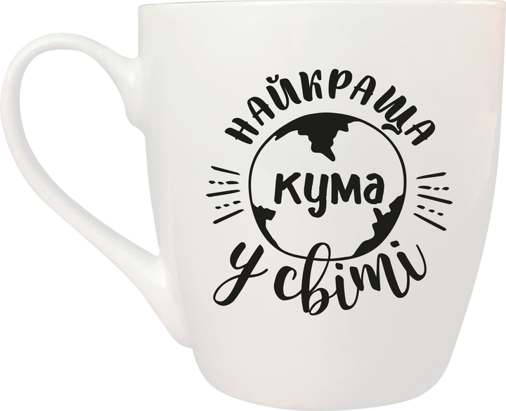 Фарфорова чашка Kvarta Найкраща кума 500 мл в подарунковій коробці (5023) від Rozetka на платформі USKIDKA Акція на Фарфорова чашка Kvarta Найкраща кума 500 мл в подарунковій коробці (5023) від Rozetka