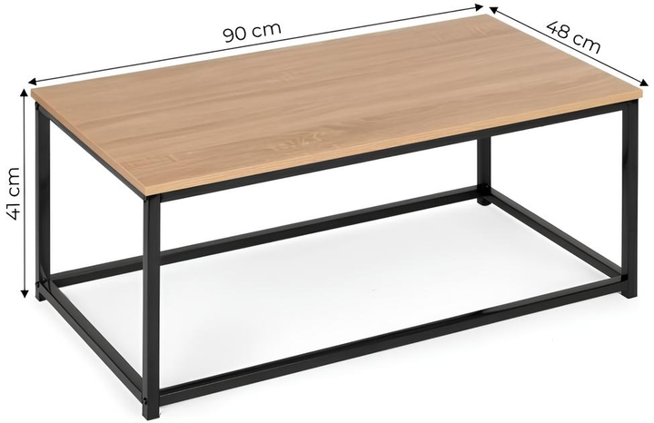 Журнальний столик ModernHome by Multistore коричневий (CJ904840) - зображення 4