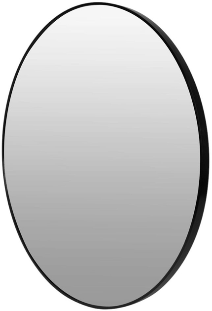 Lustro ModernHome by Multistore okrągłe 50 cm czarne (VKM-925B-50) - obraz 3