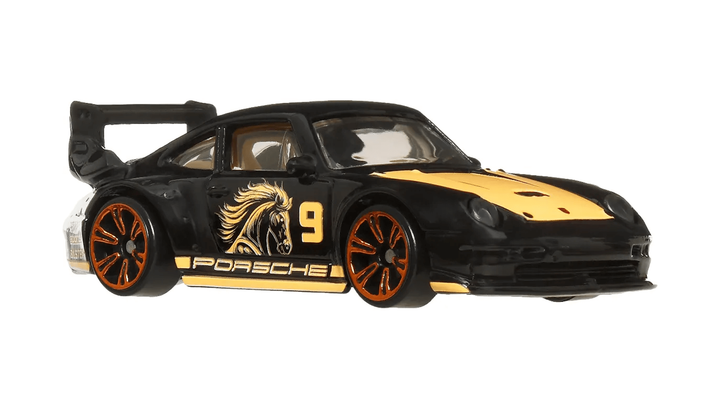 Тематическая Машинка Hot Wheels Porsche 993 GT2 Neon Speeders 1:64