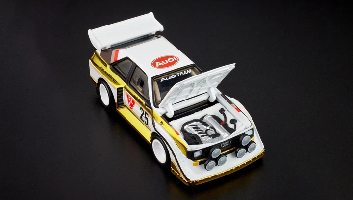 Audi Sport quattro 1985 ミニカー 1/43 Audi quattro Sport Rally Monte-Carlo - Diecast Ukraine