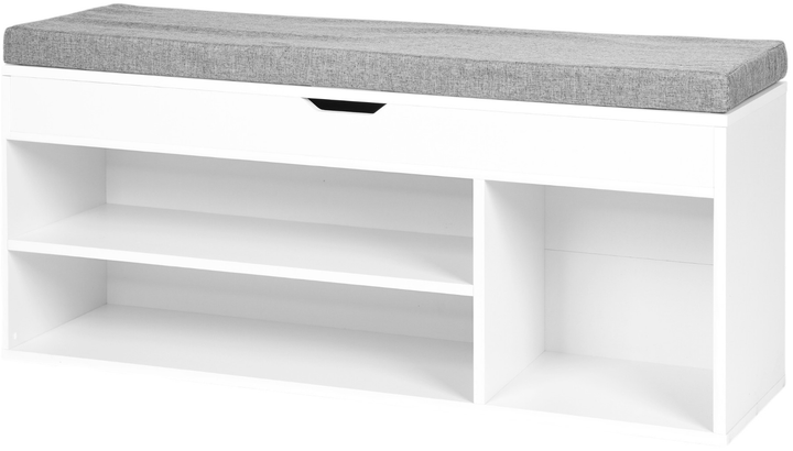 Тумба для взуття ModernHome by Multistore 3 полиці біла (WYJ-249) - зображення 3