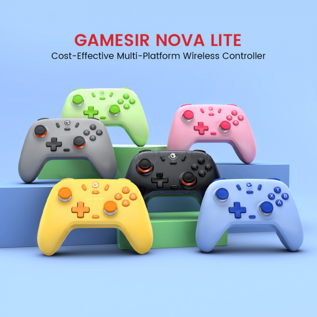 Kontroler do gier GameSir Nova Lite MultiPlatform Sky Blue (HRG71096) - obraz 8