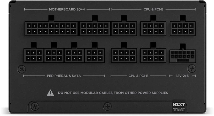 Блок живлення NZXT C850 Gold ATX 3.1 Black (PA-8G2BB-EU) - зображення 4