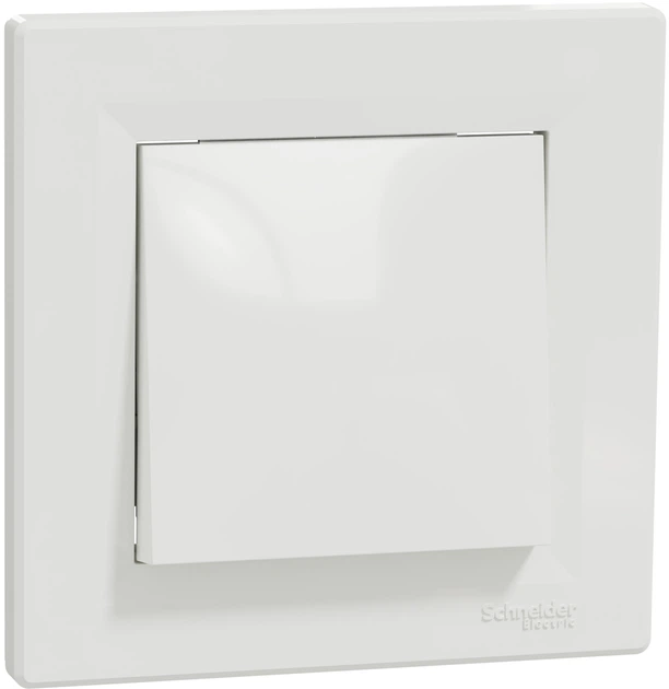 1-клавішний вимикач Schneider Electric Asfora 10A Білий з рамкою Schneider Electric - купити в Україні