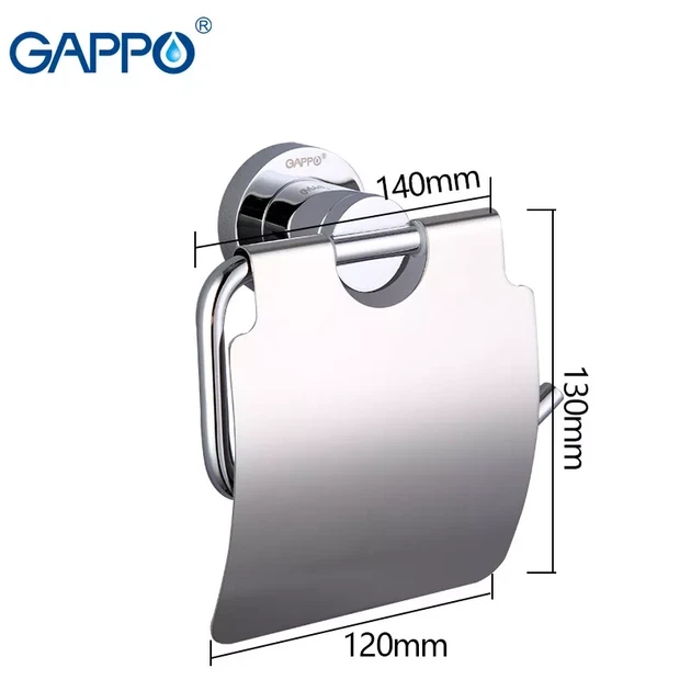 Паперотримач GAPPO G1803, хром - Фото 7 Паперотримач GAPPO G1803, хром - изображение 7