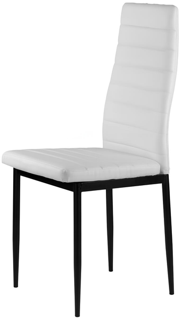 Zestaw krzeseł do kuchni i salonu ModernHome by Multistore 4 szt biały (KE01-WHITE) - obraz 2