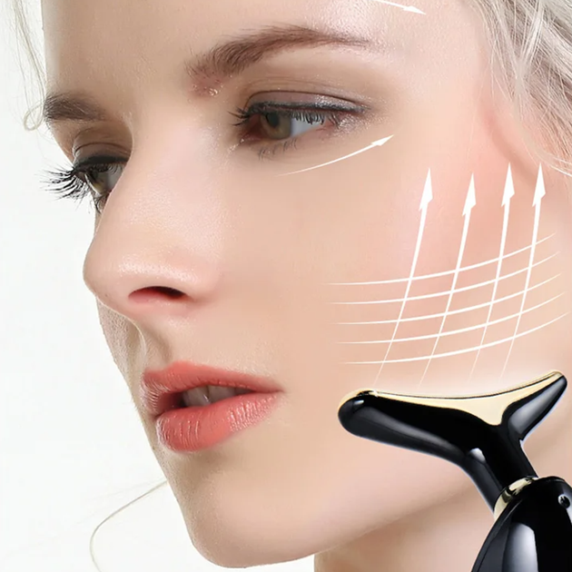 Лифтинг массажер для лица и шеи Face Lifter / Микротоковый массажер лица / Массаж шеи с импульсным светом - Фото 8 Лифтинг массажер для лица и шеи Face Lifter / Микротоковый массажер лица / Массаж шеи с импульсным светом - изображение 8