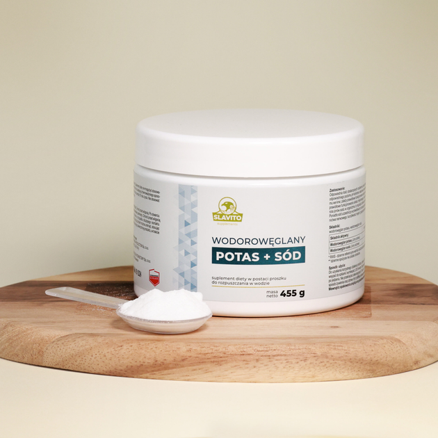 Suplement diety Slavito Wodorowęglany Potas + Sód 455 g (5900588006850) - obraz 4