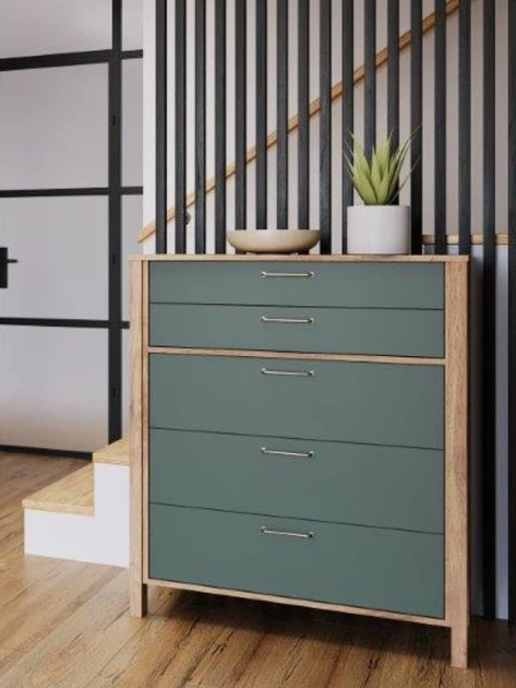 Комод із ящиками Indygo 5 Gała Meble 90x108.5x46.5 (Indygo_K5S) 169747 - изображение 4
