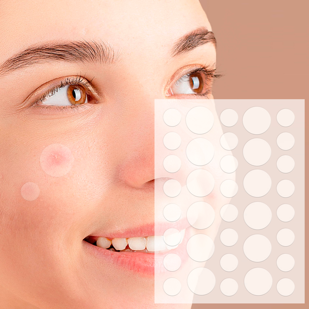 Пластырь от прыщей и акне 72шт Acne Patch / Косметические патчи от бородавок и папиллом / Пластыри наклейки - изображение 3
