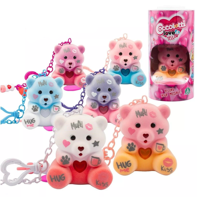 Детская интерактивная игрушка Coccolotti Love&Tell Sweety Говорящий повторюшка мишка (3000-3) - изображение 2