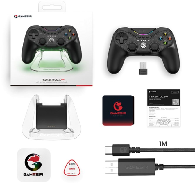 Контролер бездротовий GameSir Tarantula PRO Bundle Edition (6936685221765) - зображення 5